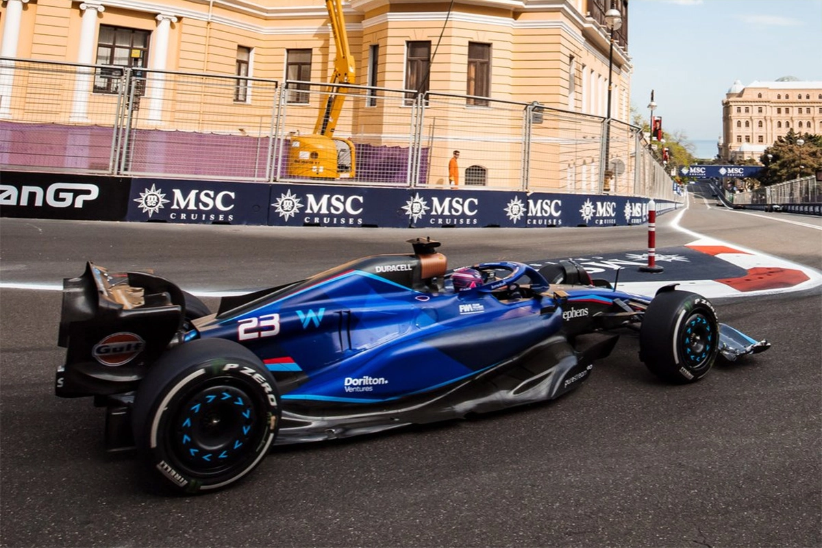 Franco Colapinto pasó con éxito otra práctica en el GP de Azerbaiyán