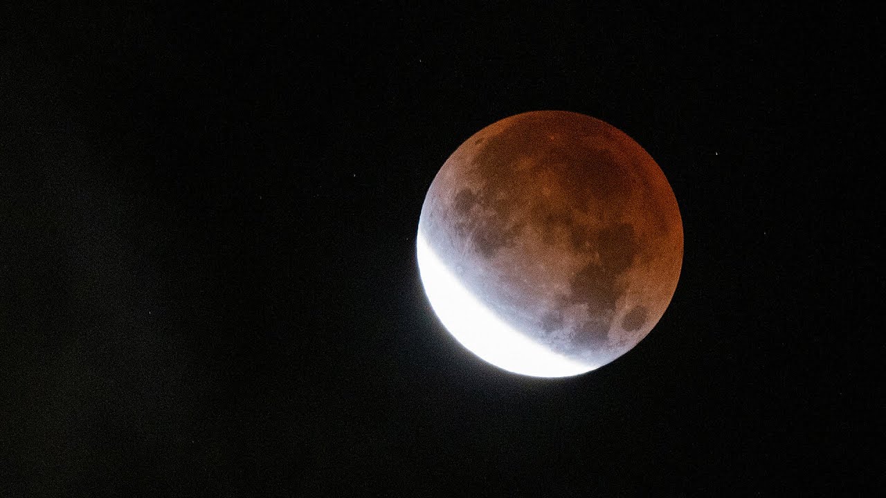 Eclipse con Superluna: así se vio el fenómeno astronómico