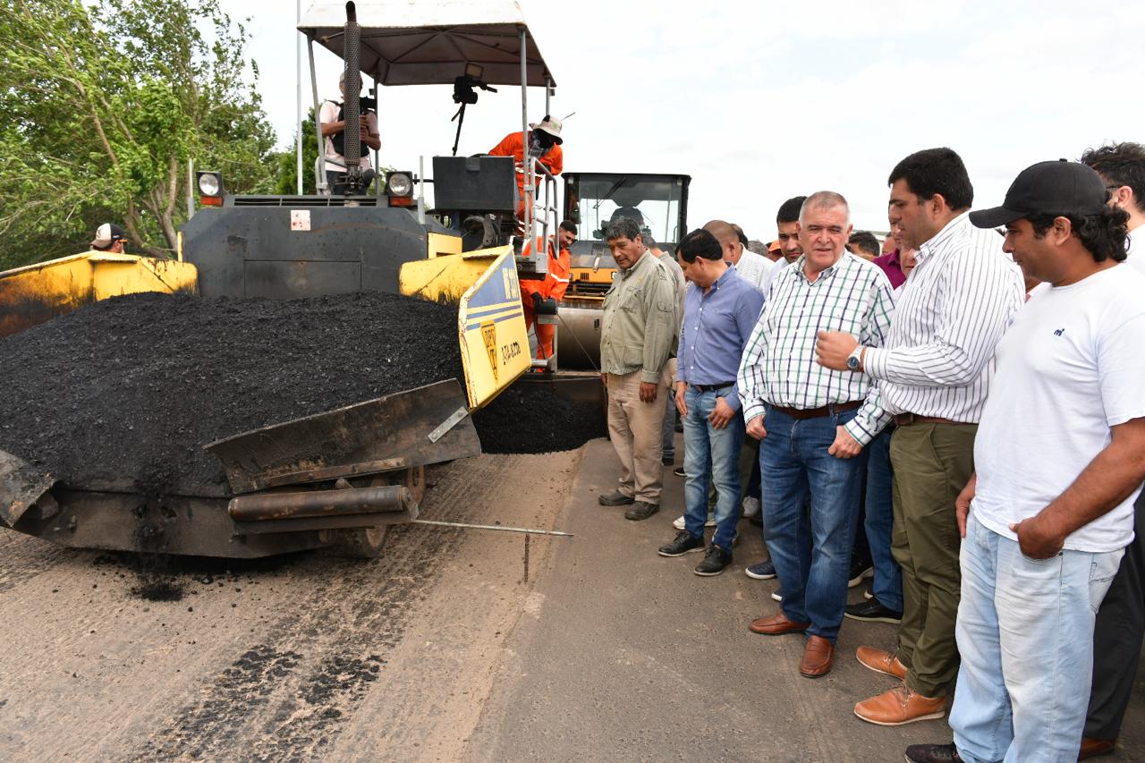 Jaldo lanzó repavimentación arg