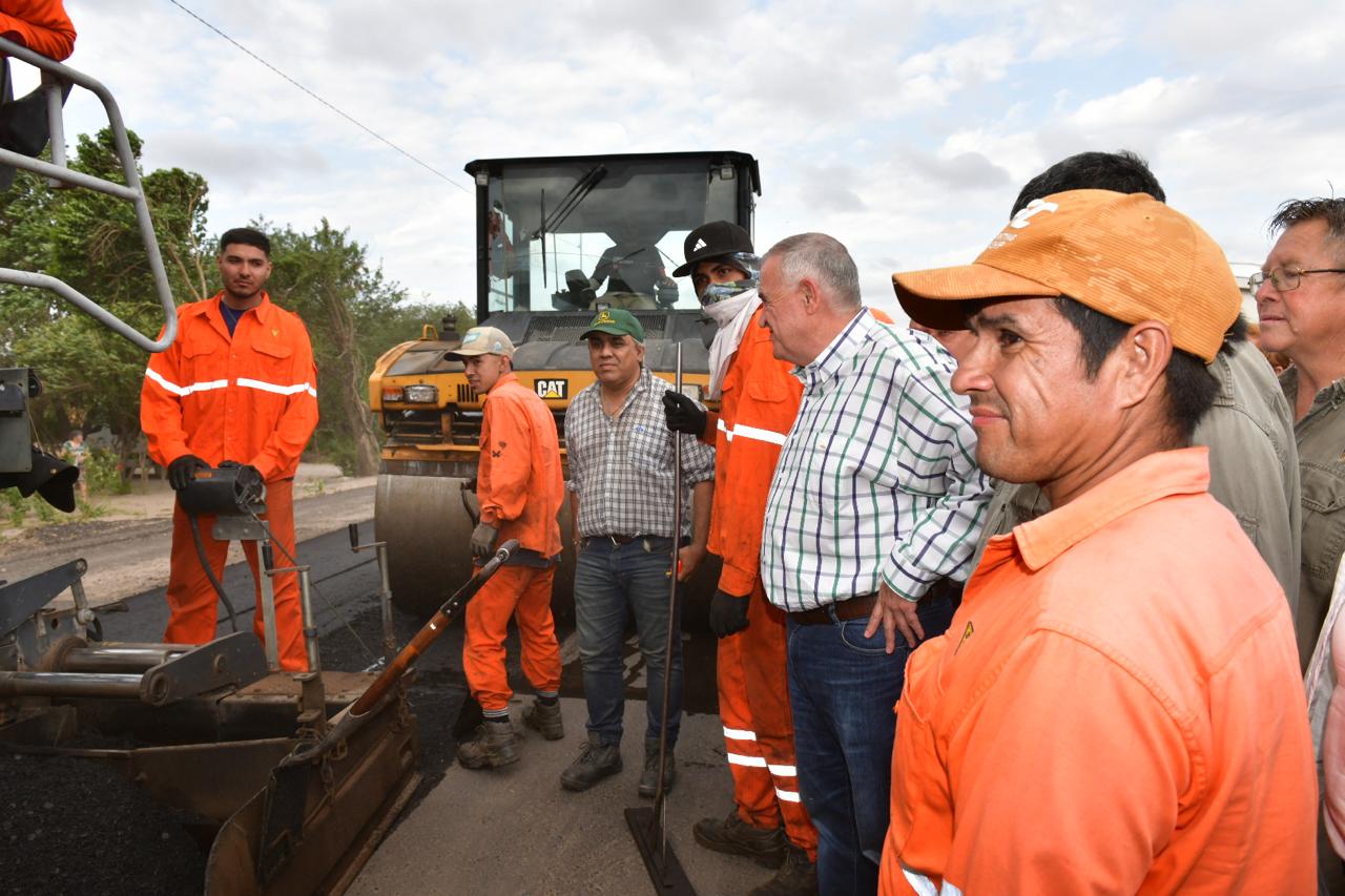 Jaldo lanzó repavimentación