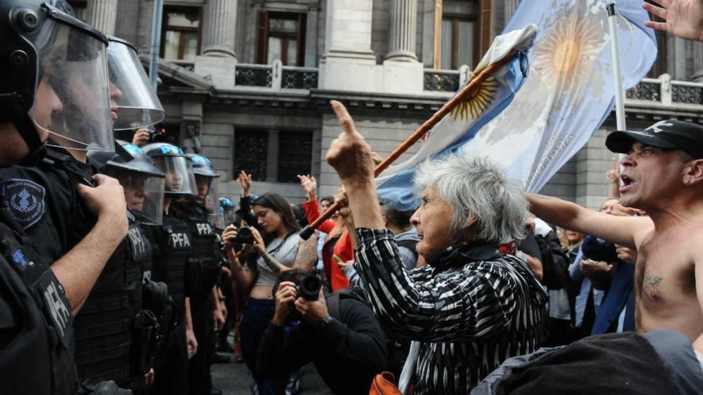 la marcha de los jubilados con l