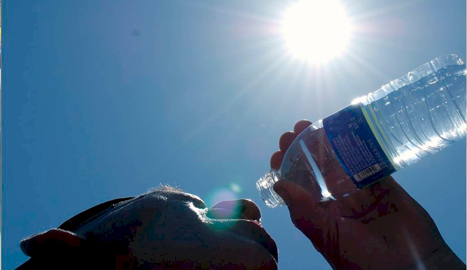 tomar agua calor