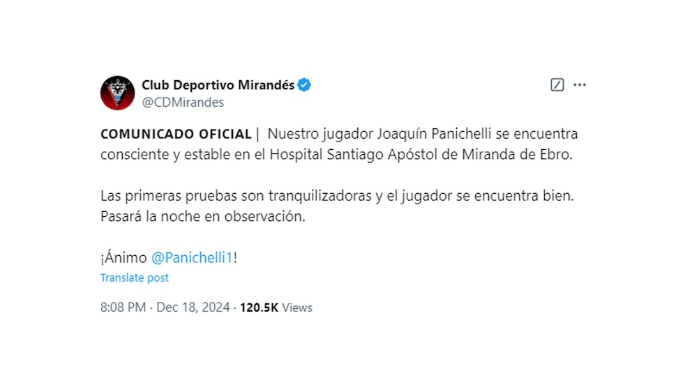 comunicado panichelli