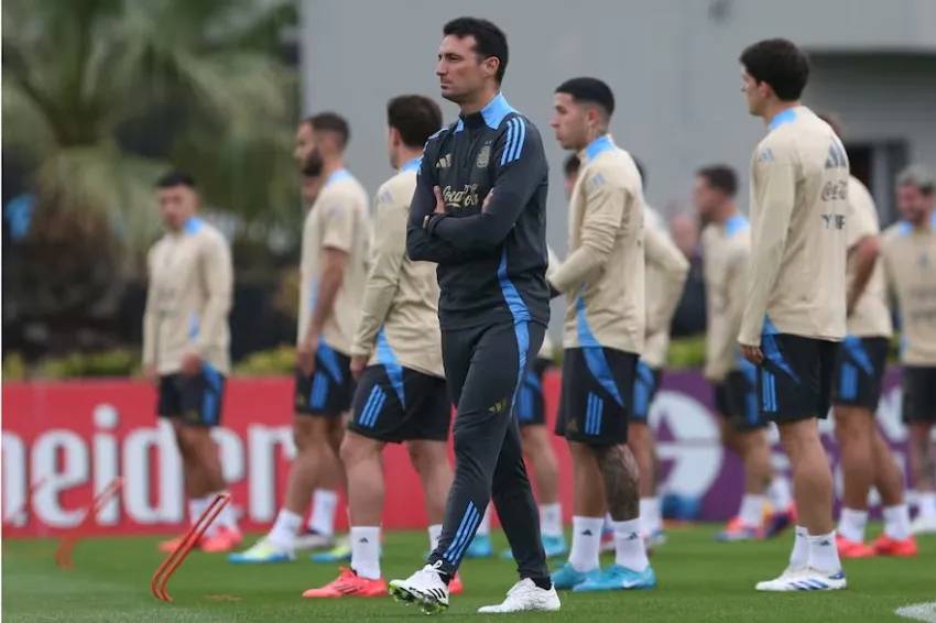 entrenamiento scaloni