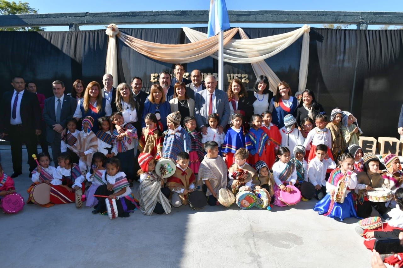 jaldo inauguro primera escuela nivel inicial san pedro colalao niños