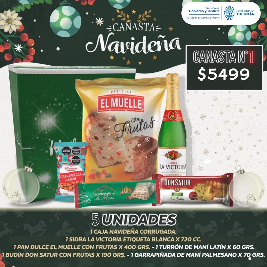 jaldo navidad canasta